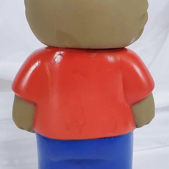 Shoneys Bear Coin Bank 1993 Vintage 8" Tall Remove Head To Access Coins - Picture 4 of 12